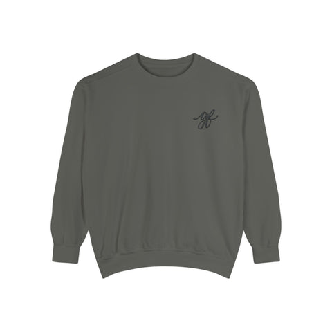 Embroidered Cursive Logo Crewneck